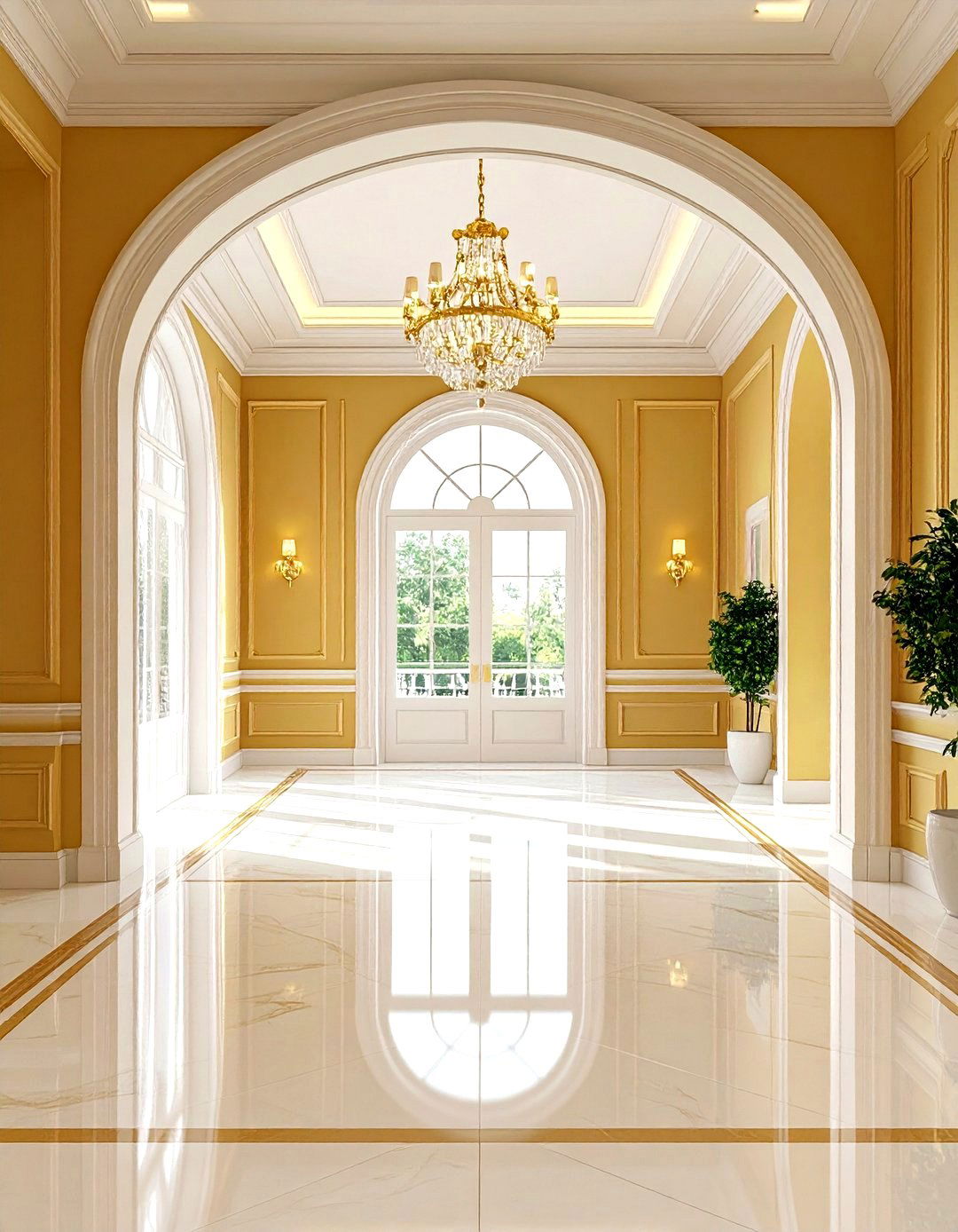 Curved and Arched Transitions - 24 Wall Trim Ideas