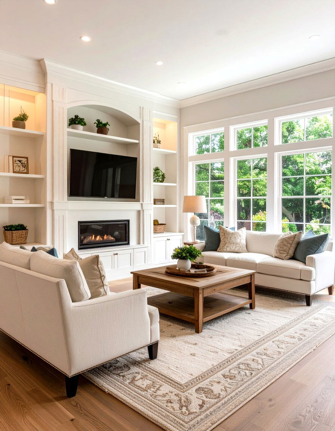 Custom Alcove Entertainment Centers - 24 Living Room Storage Ideas