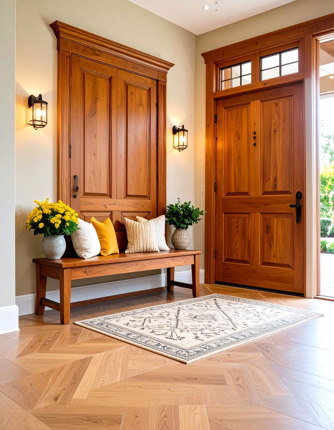 Custom Built Entryway Bench - 24 Entryway Bench Ideas