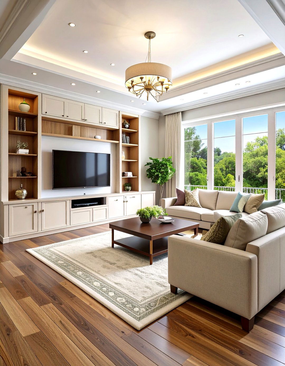 Custom Built In Entertainment Integration - 24 Formal Living Room Ideas