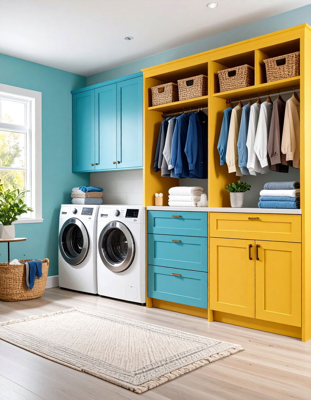 Custom Built in Mudroom Laundry Features - 24 Mudroom Laundry Room Ideas
