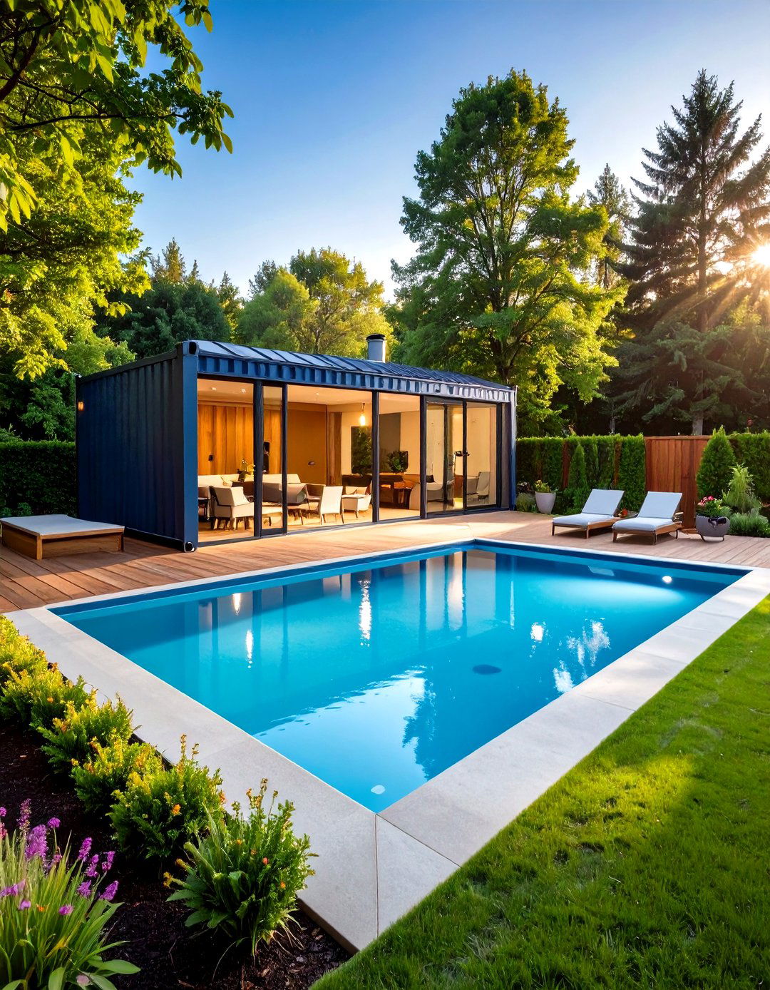 Custom Container Pool Size Options - 24 Shipping Container Pools