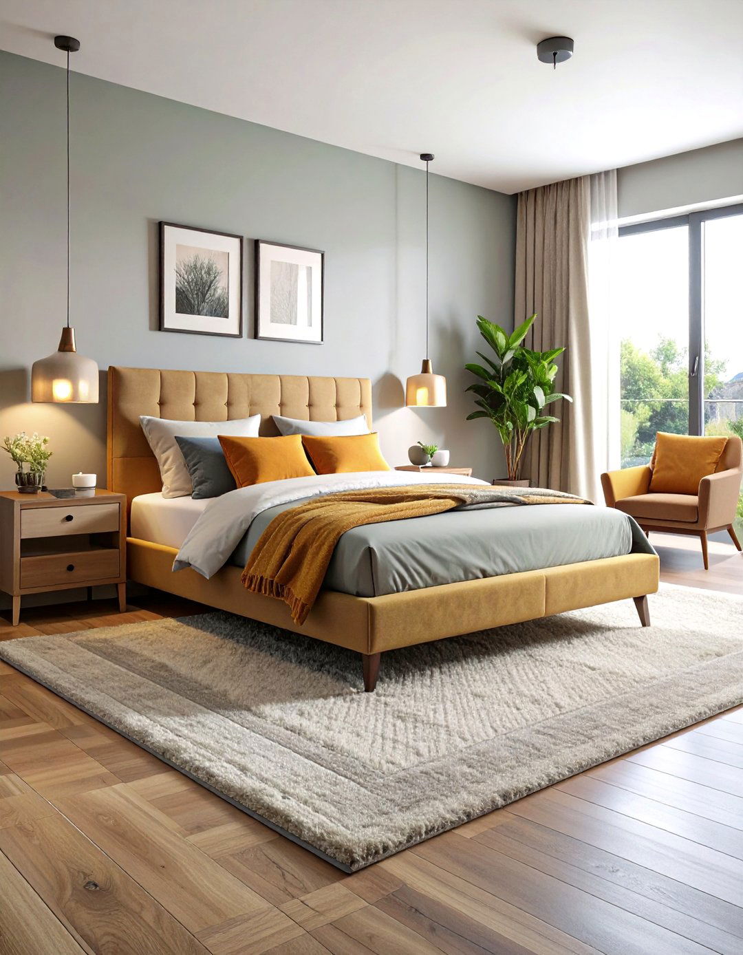Custom Cut Bedroom Area Carpets - 24 Bedroom Carpet Ideas