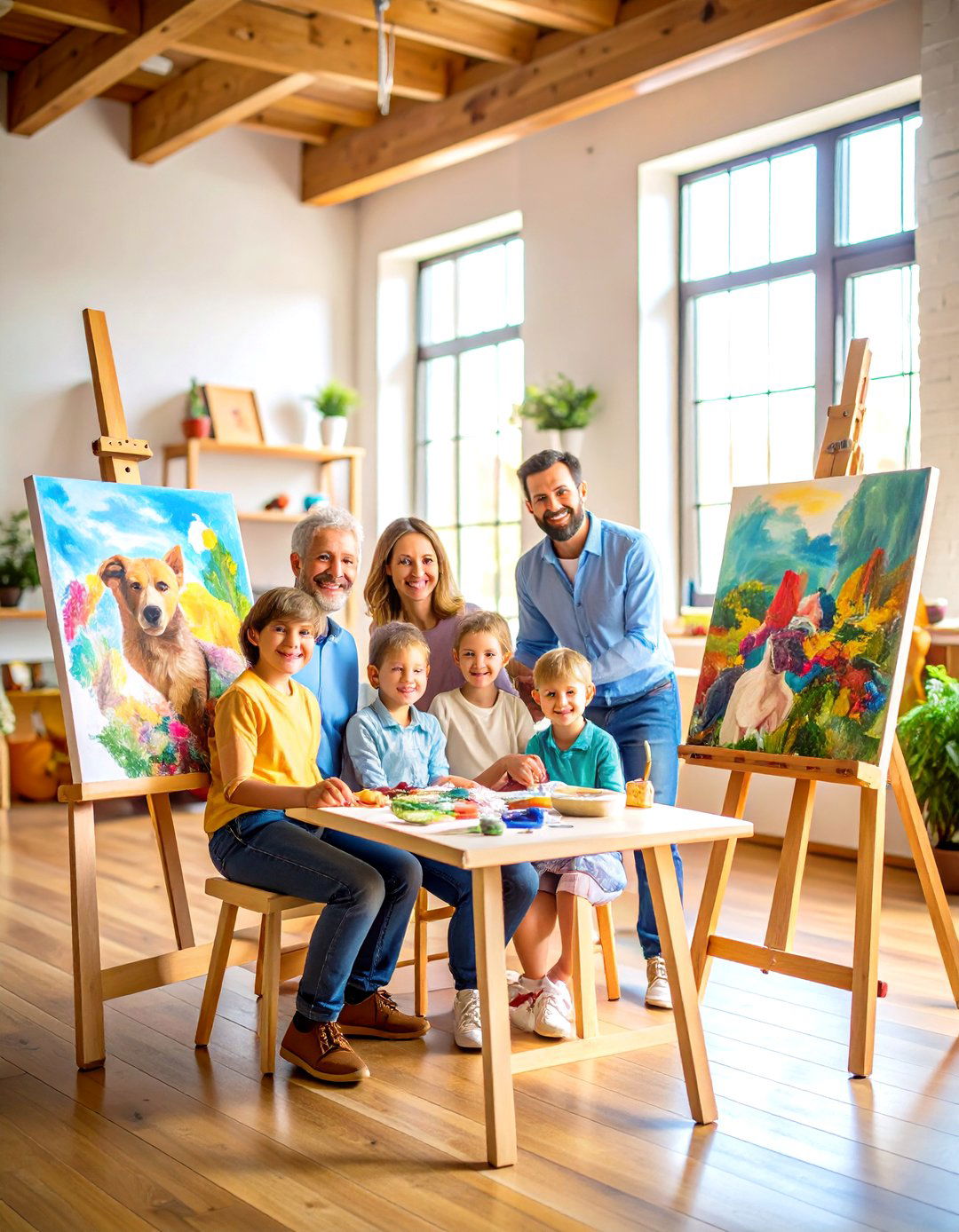 Custom Family Portrait Artwork - 24 Family Gift Ideas