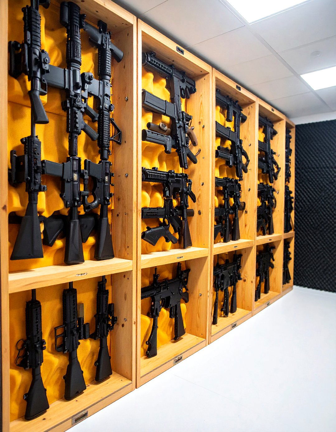 Custom Foam Insert System - 24 Gun Wall Ideas