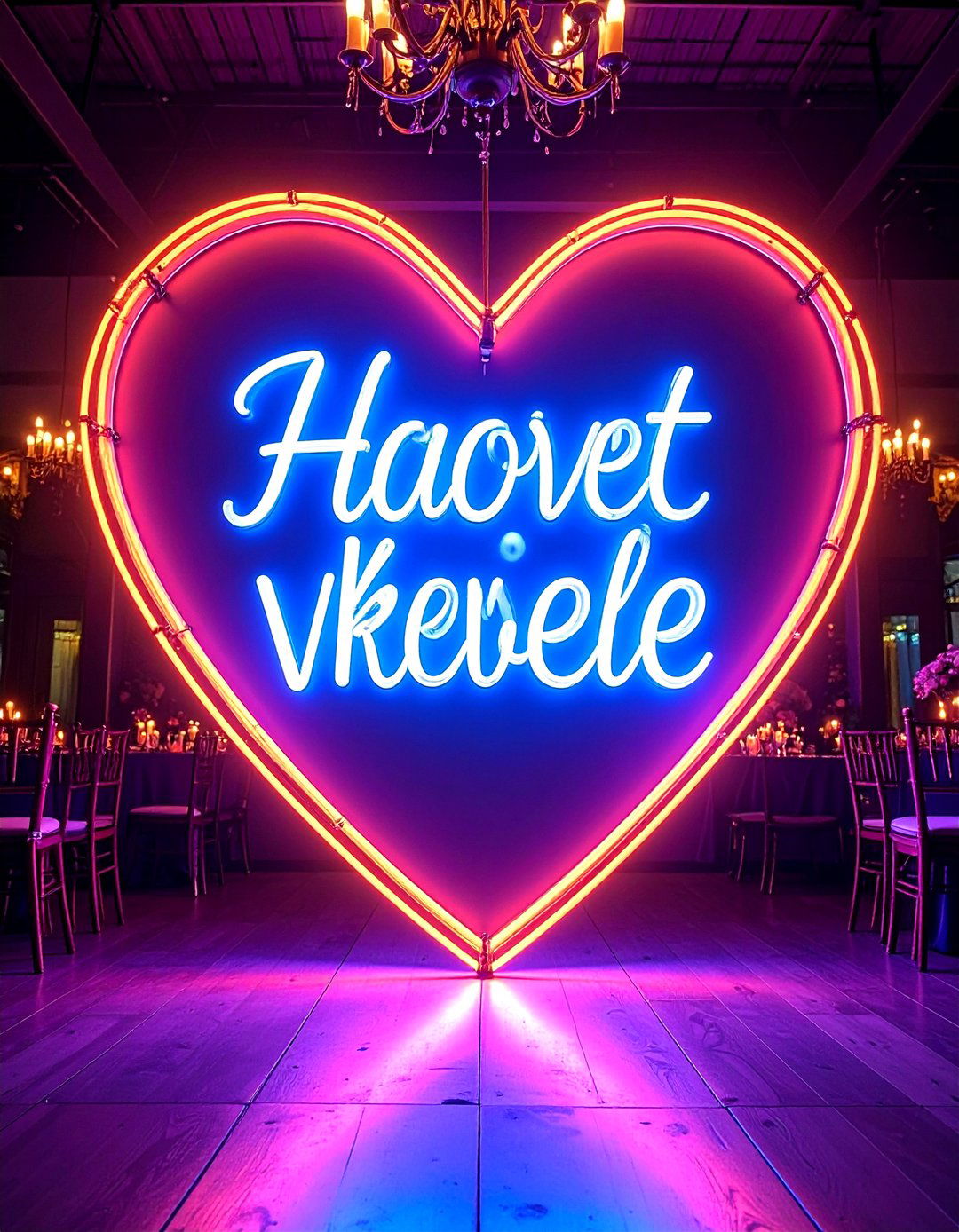 Custom Neon Sign Displays - 24 Wedding Backdrop Ideas