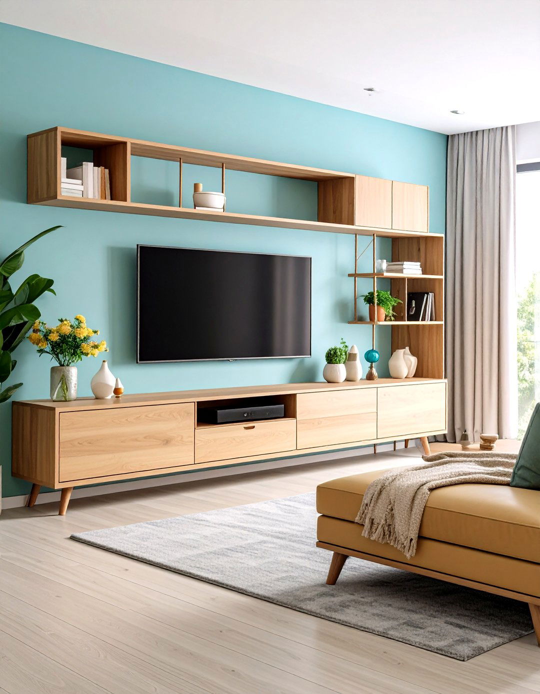 Custom Prairie Style Built In Entertainment Center - 24 Prairie-style Interior Design Ideas