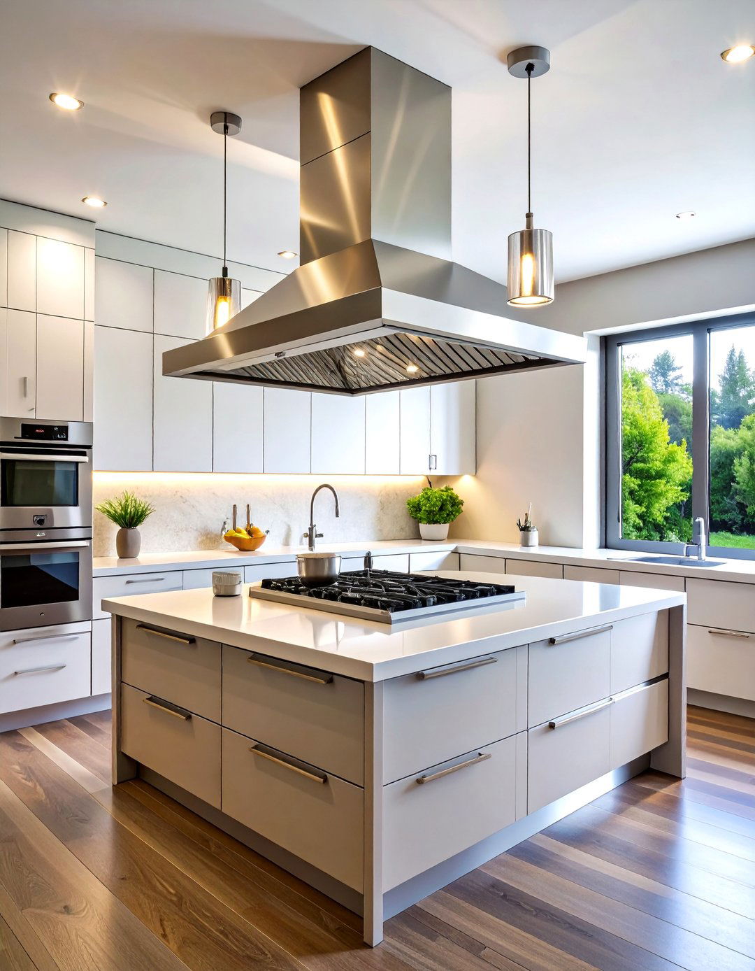 Custom Range Hoods - 24 Art Deco Kitchen Ideas