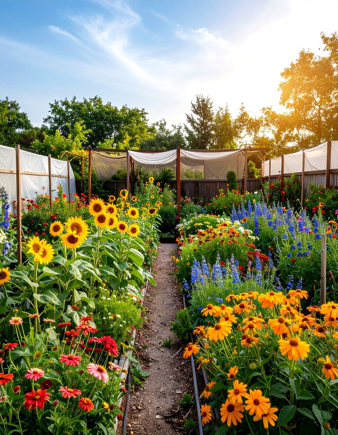 Cutting Garden Layout Design - 24 Garden Layout Ideas