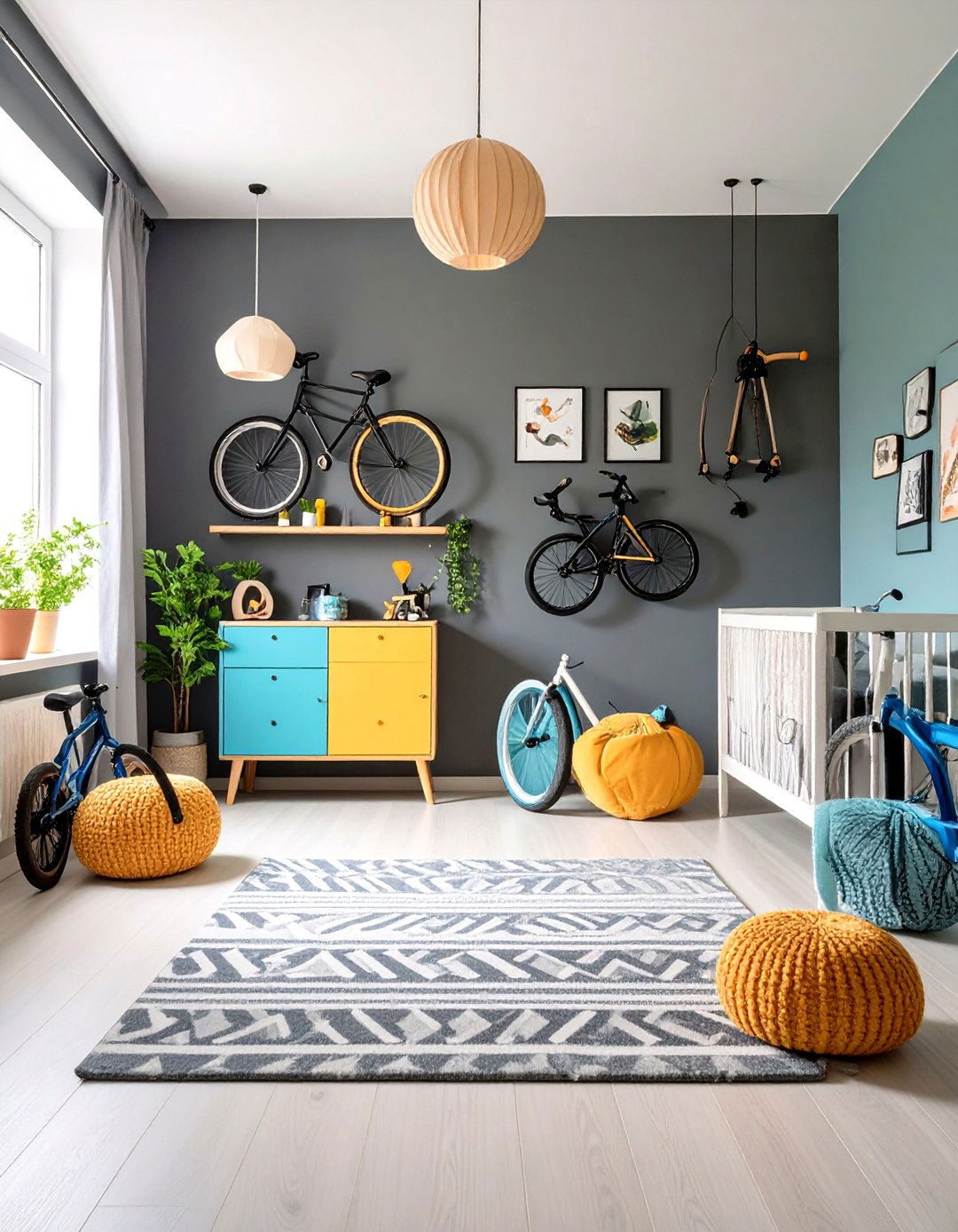 Cycling and BMX Sports Nursery - 24 Sports Nursery Ideas
