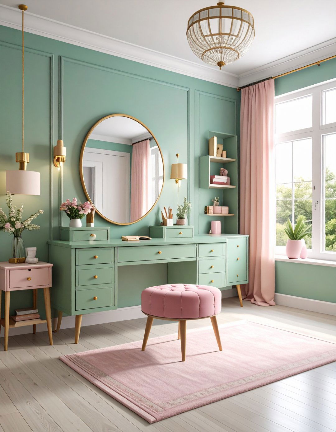 DIY Budget Friendly Custom Creation - 24 Makeup Vanity Ideas