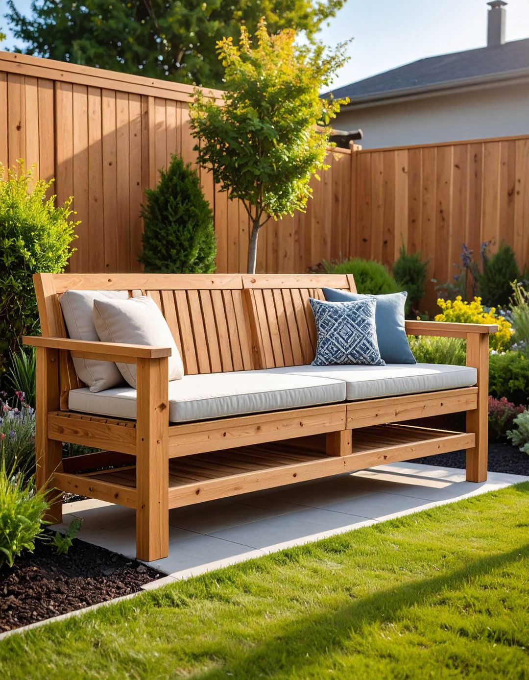 DIY Outdoor Seating Construction - 24 Cheap Backyard Makeover Ideas