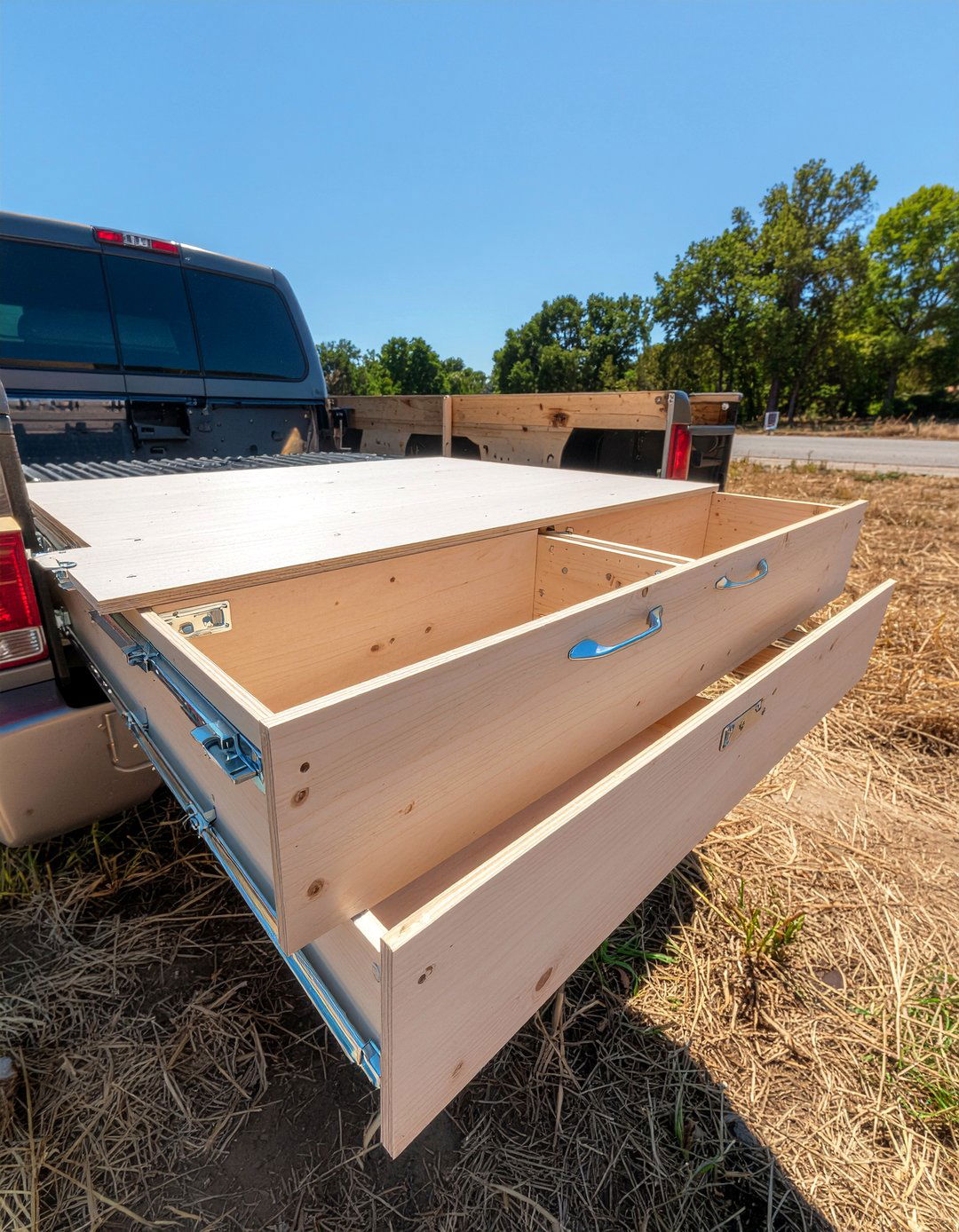 DIY Plywood Drawer Construction - 24 Truck Bed Storage Ideas