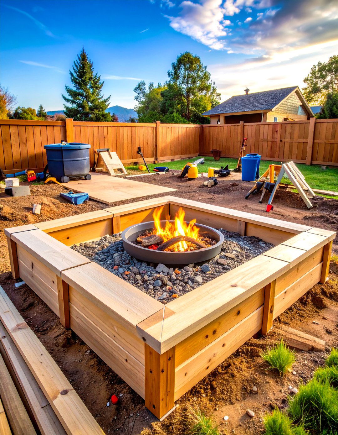 DIY Square Fire Pit Instructions - 24 Square Fire Pit Ideas