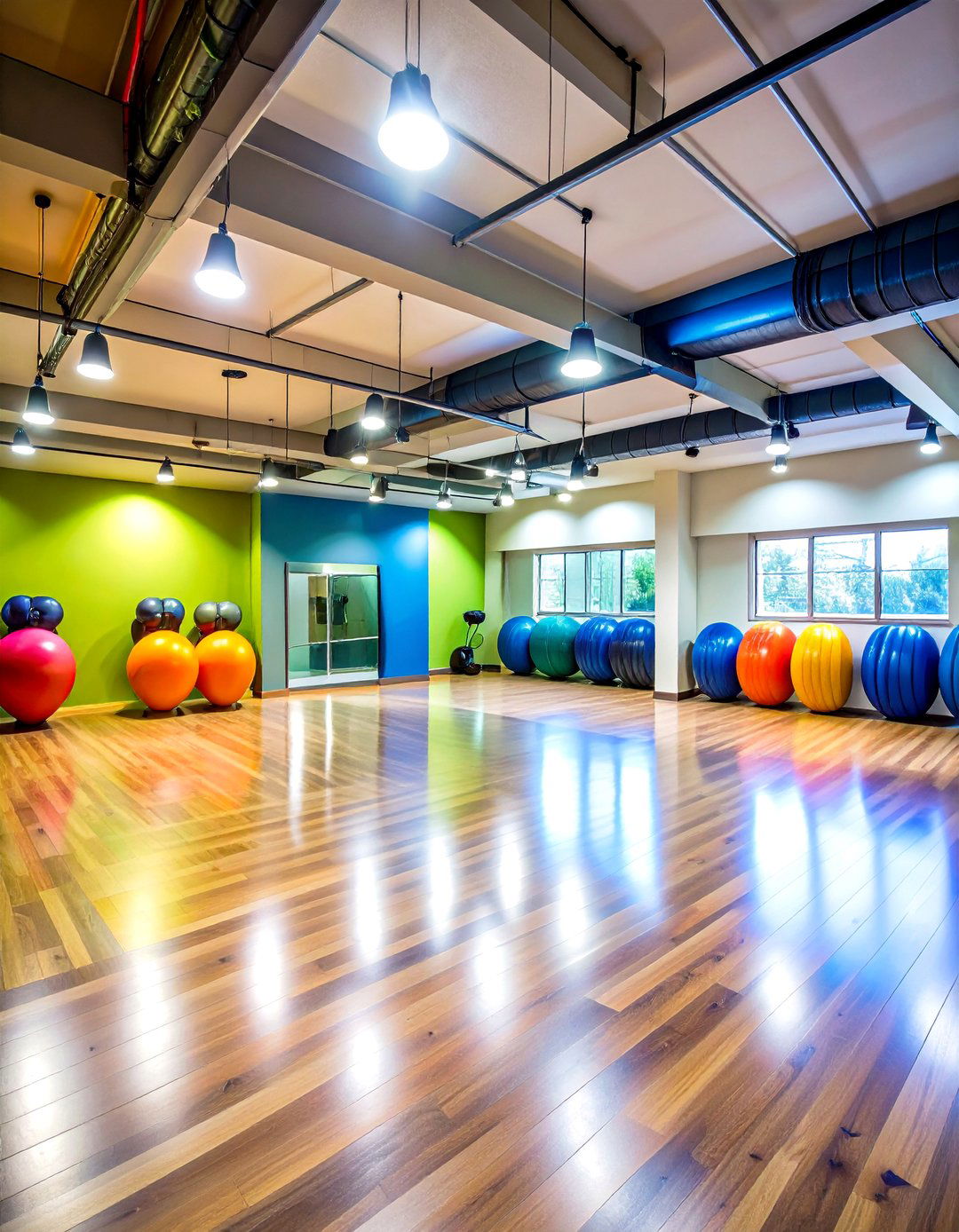 Dance Fitness and Movement Studio - 24 Basement Gym Ideas