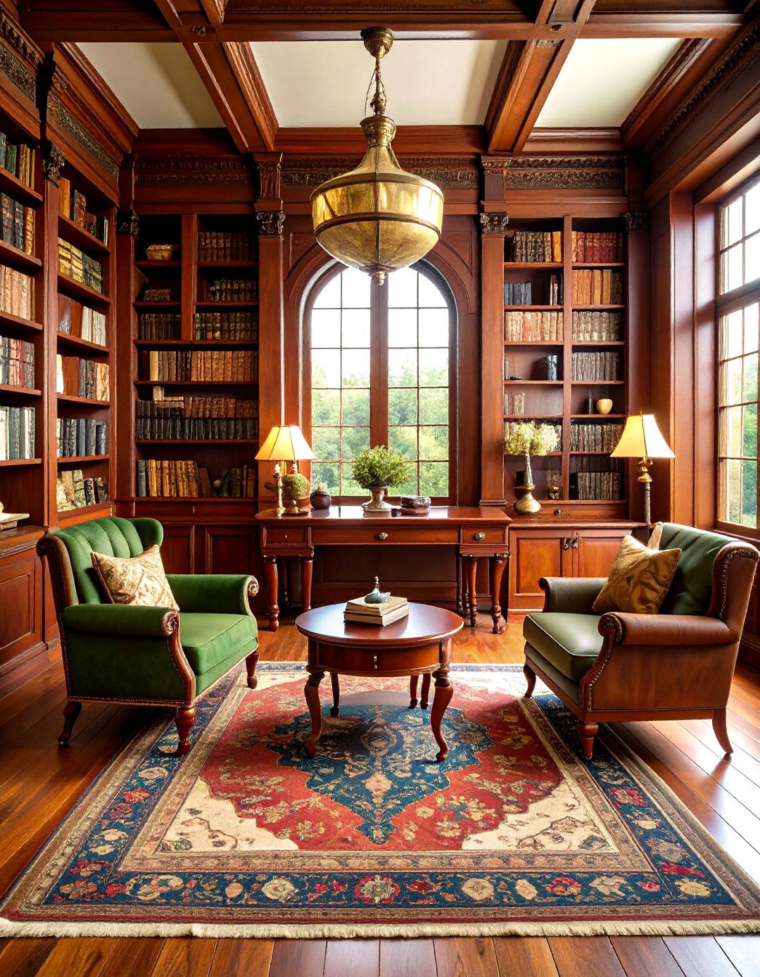 Dark Academia Scholars Living Room - 24 Gothic Living Room Ideas