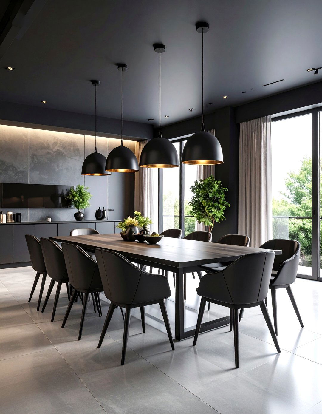Dark Color Ceiling Drama - 24 Accent Ceiling Ideas