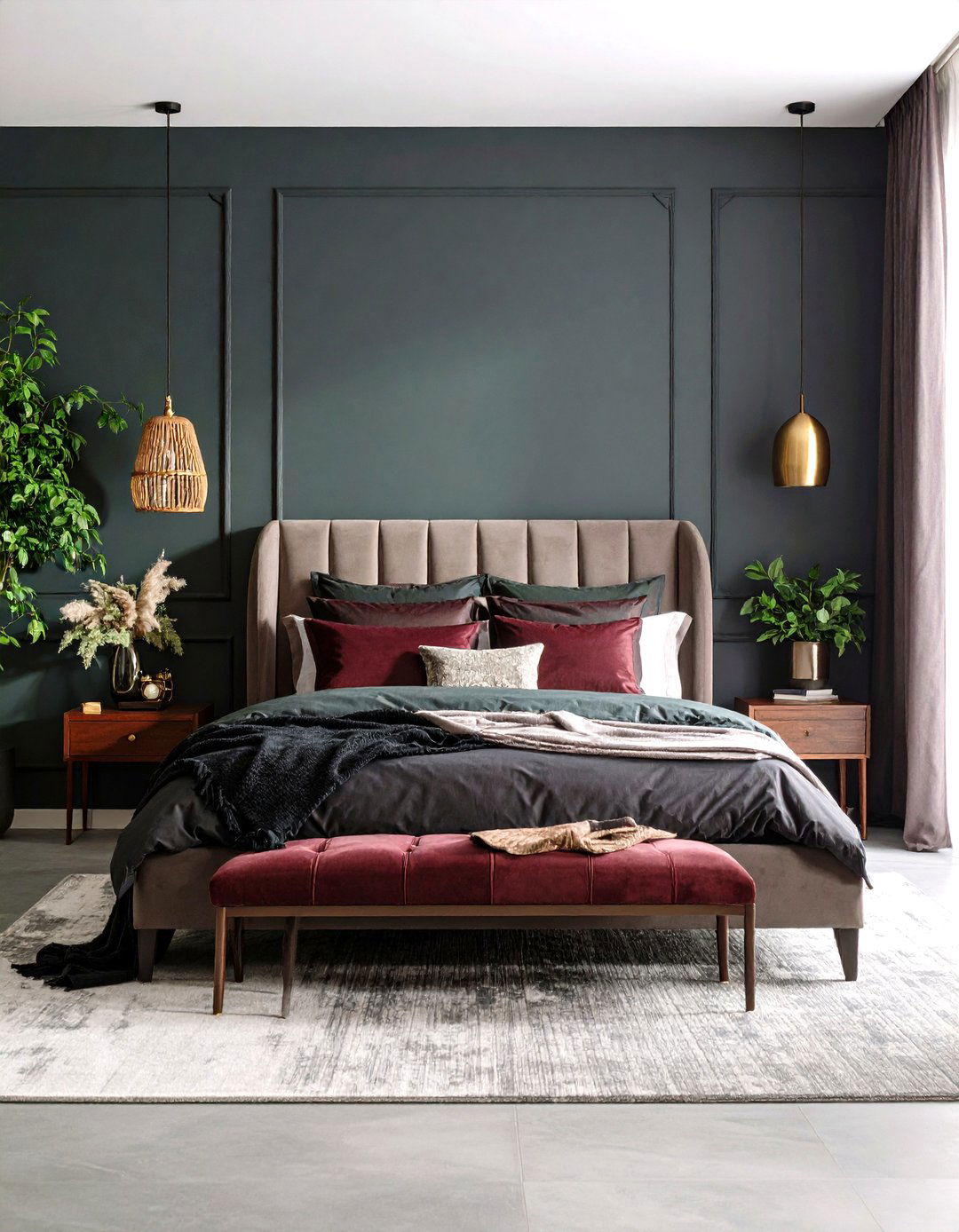 Dark Color Palette Mastery - 24 Grunge Aesthetic Room Decor Ideas