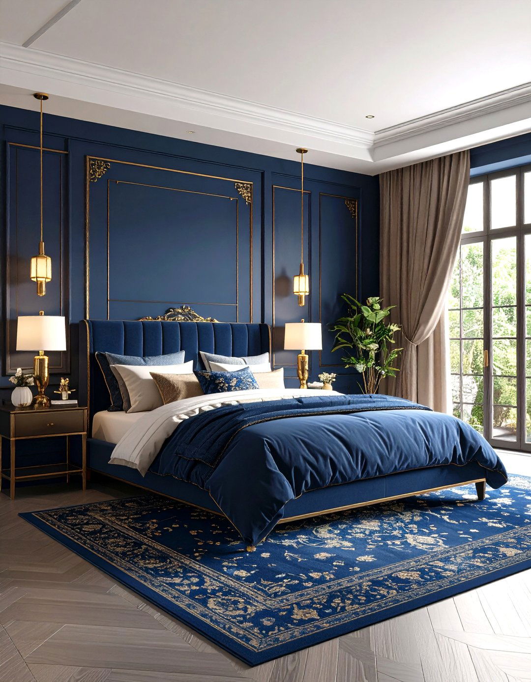 Dark Dramatic Chinoiserie Bedroom - 24 Chinoiserie Bedroom Ideas