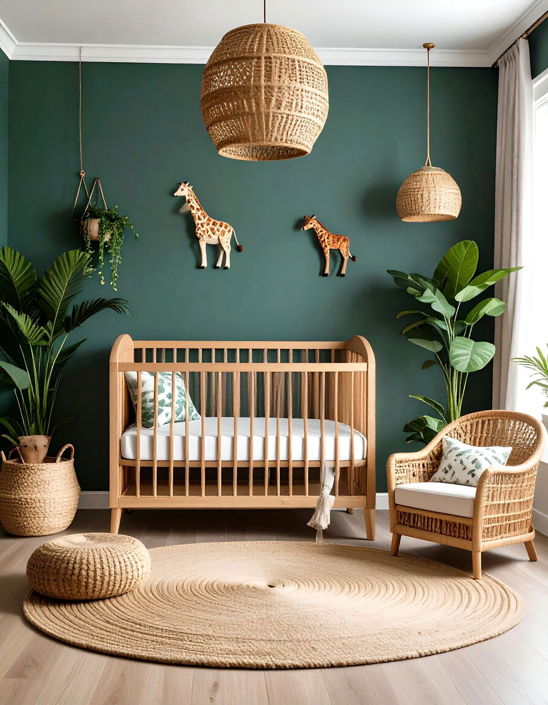 Dark Green Jungle Safari Adventure - 24 Dark Green Nursery Ideas