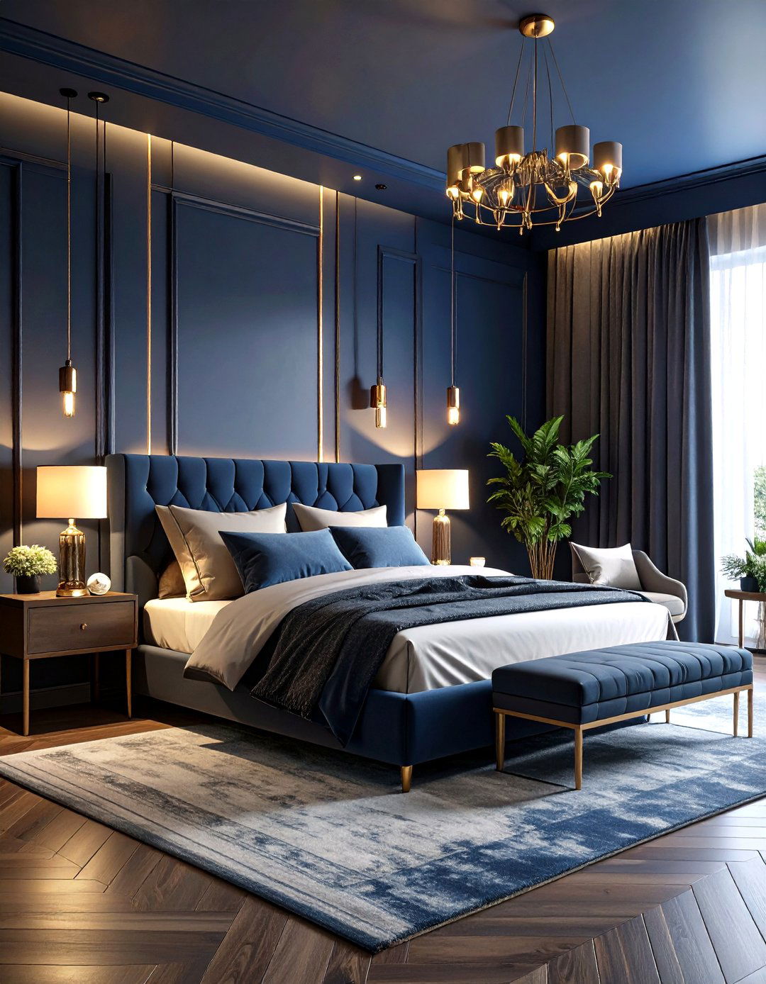 Dark Moody Bedroom - 24 Box Room Ideas