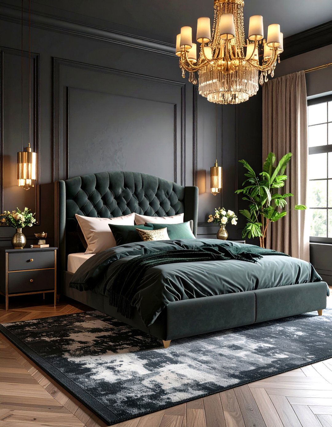 Dark Moody Romance - 24 romantic bedroom ideas