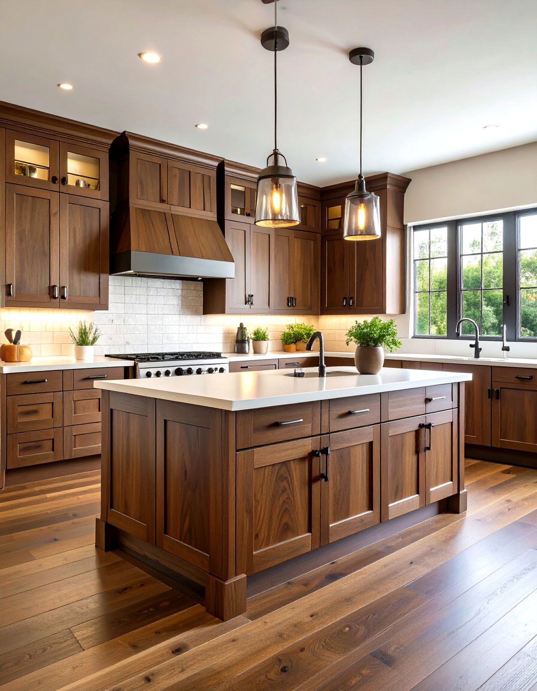 Dark Oak Kitchen Cabinets - 24 Dark Wood Kitchen Cabinets