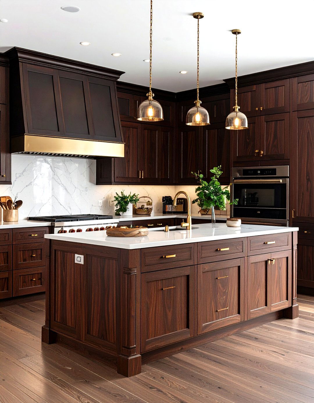 Dark Walnut Kitchen Cabinets - 24 Kitchen Cabinet Ideas