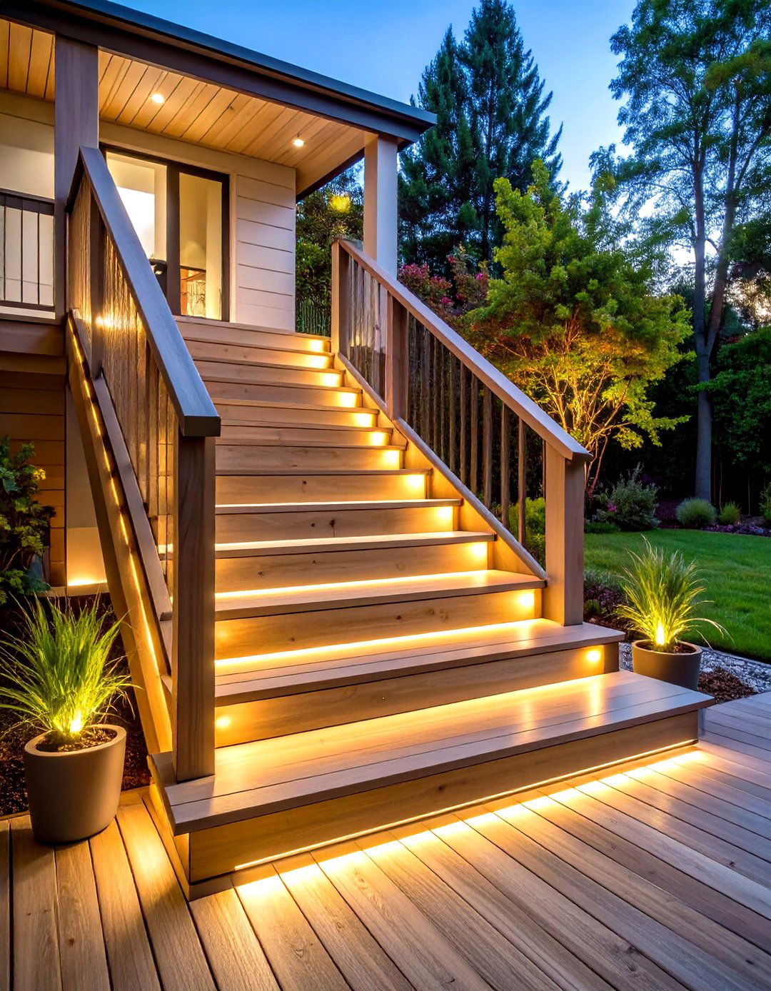Deck and Stair Safety Lighting - 24 Landscape Lighting Ideas