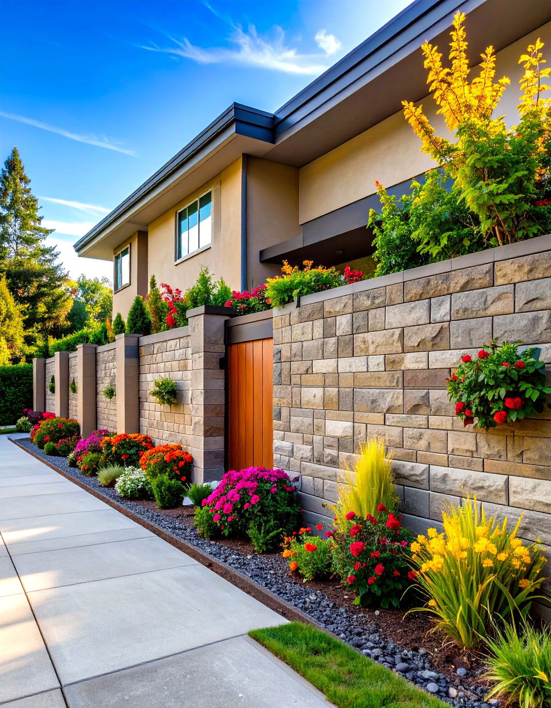 Decorative Block Wall Screening - 24 Garden Screening Ideas