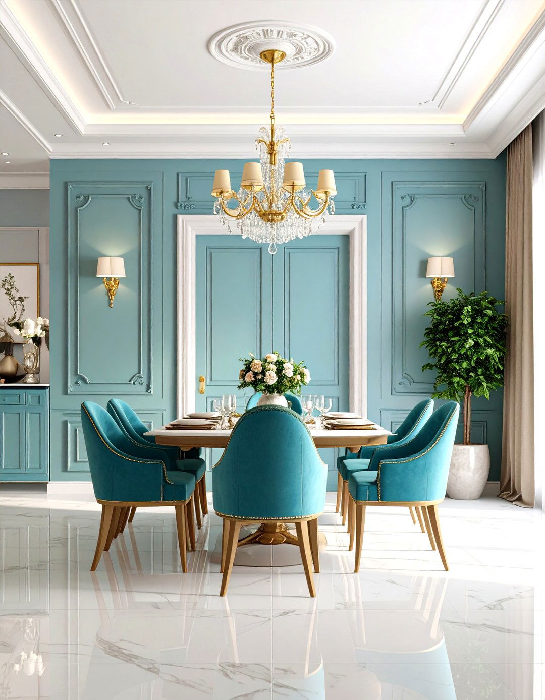 Decorative Molding Camouflage Door - 24 Hidden Door Ideas