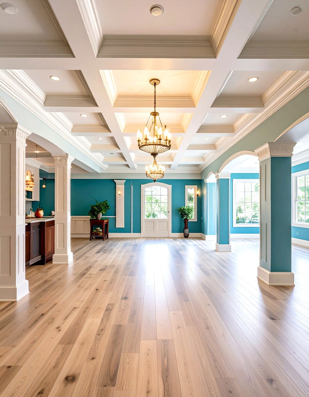 Decorative Plaster Look Sophistication - 24 Basement Drop Ceiling Ideas