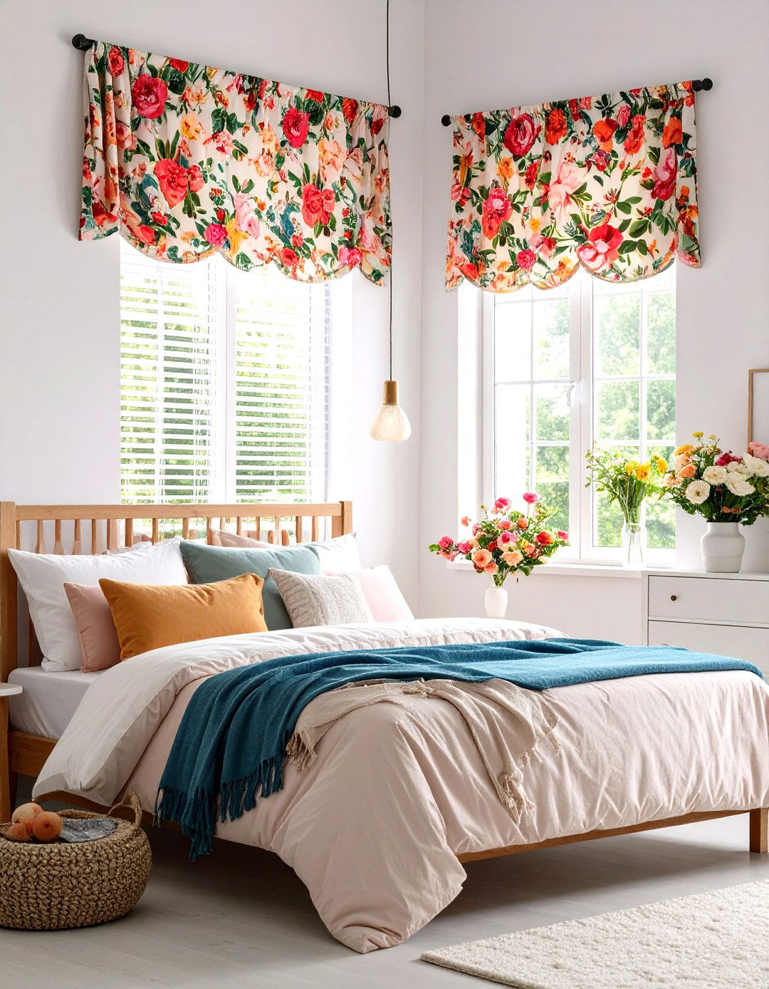Decorative Valances for Finishing Touches - 24 Bedroom Window Ideas