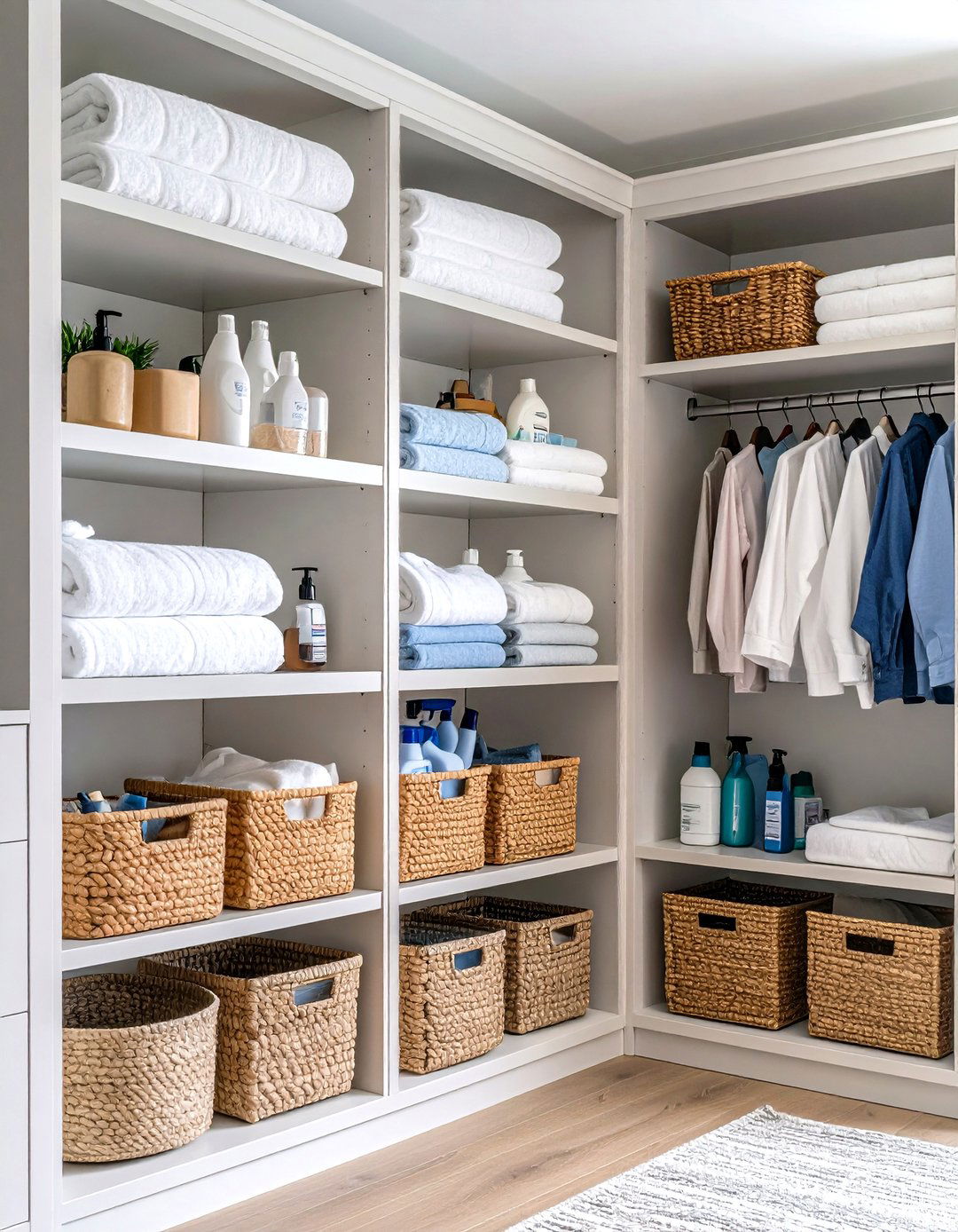 Dedicated Cleaning Supply Zone - 24 Linen Closet Organization Ideas