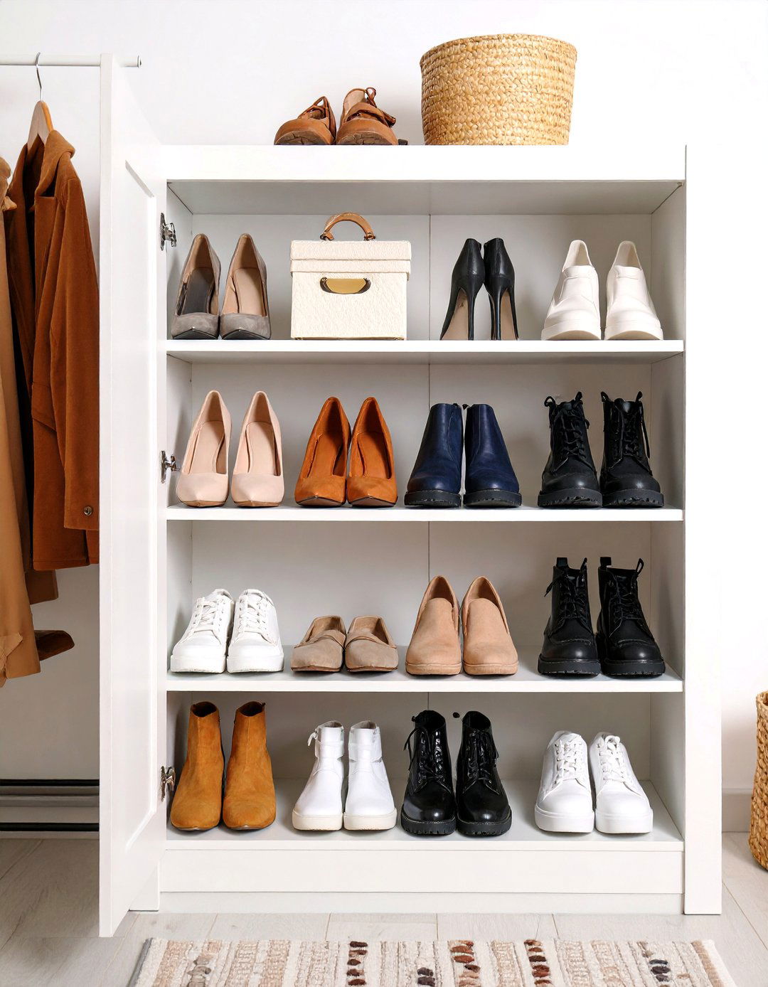 Dedicated Shoe Storage Cabinets - 24 Mudroom Storage Ideas