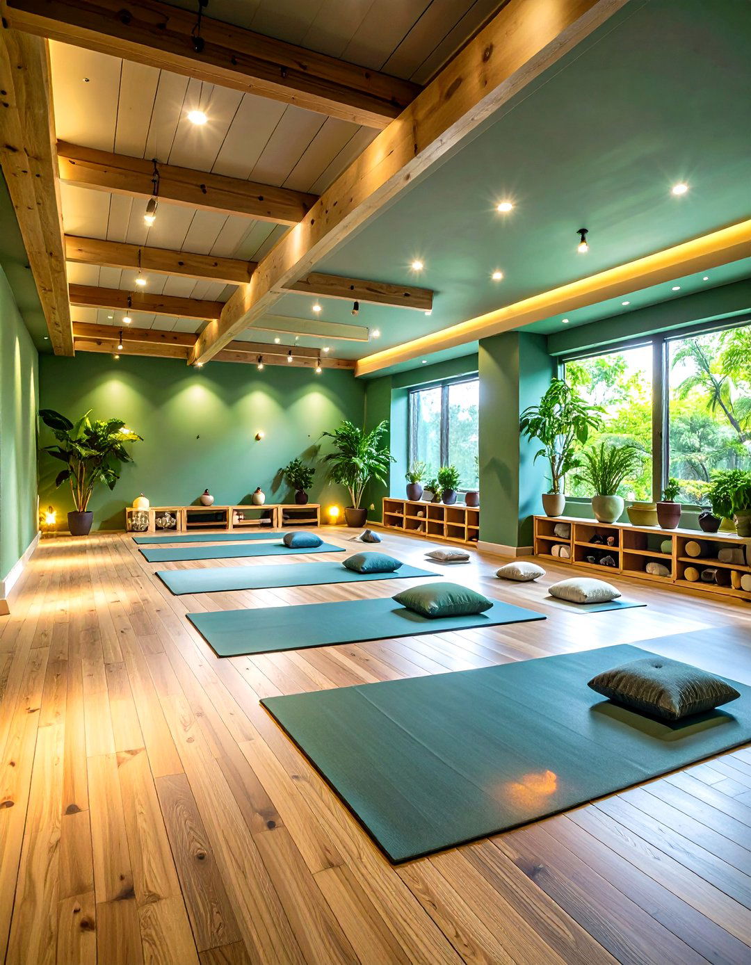 Dedicated Yoga and Meditation Sanctuary - 24 Basement Gym Ideas
