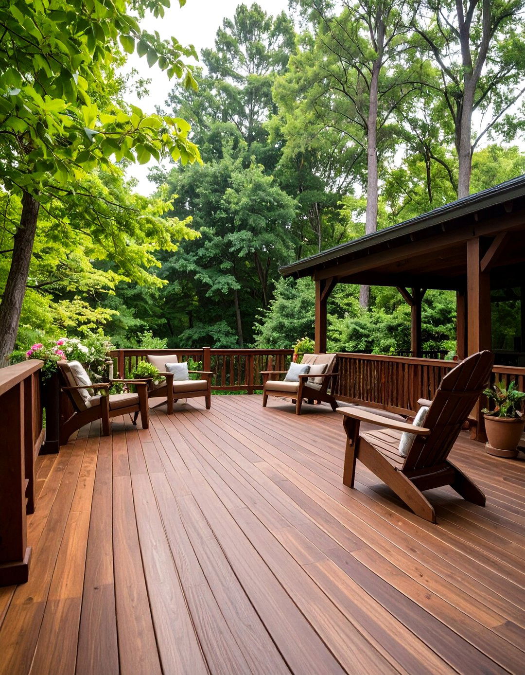 Deep Chocolate Brown Style - 24 Deck Color Ideas