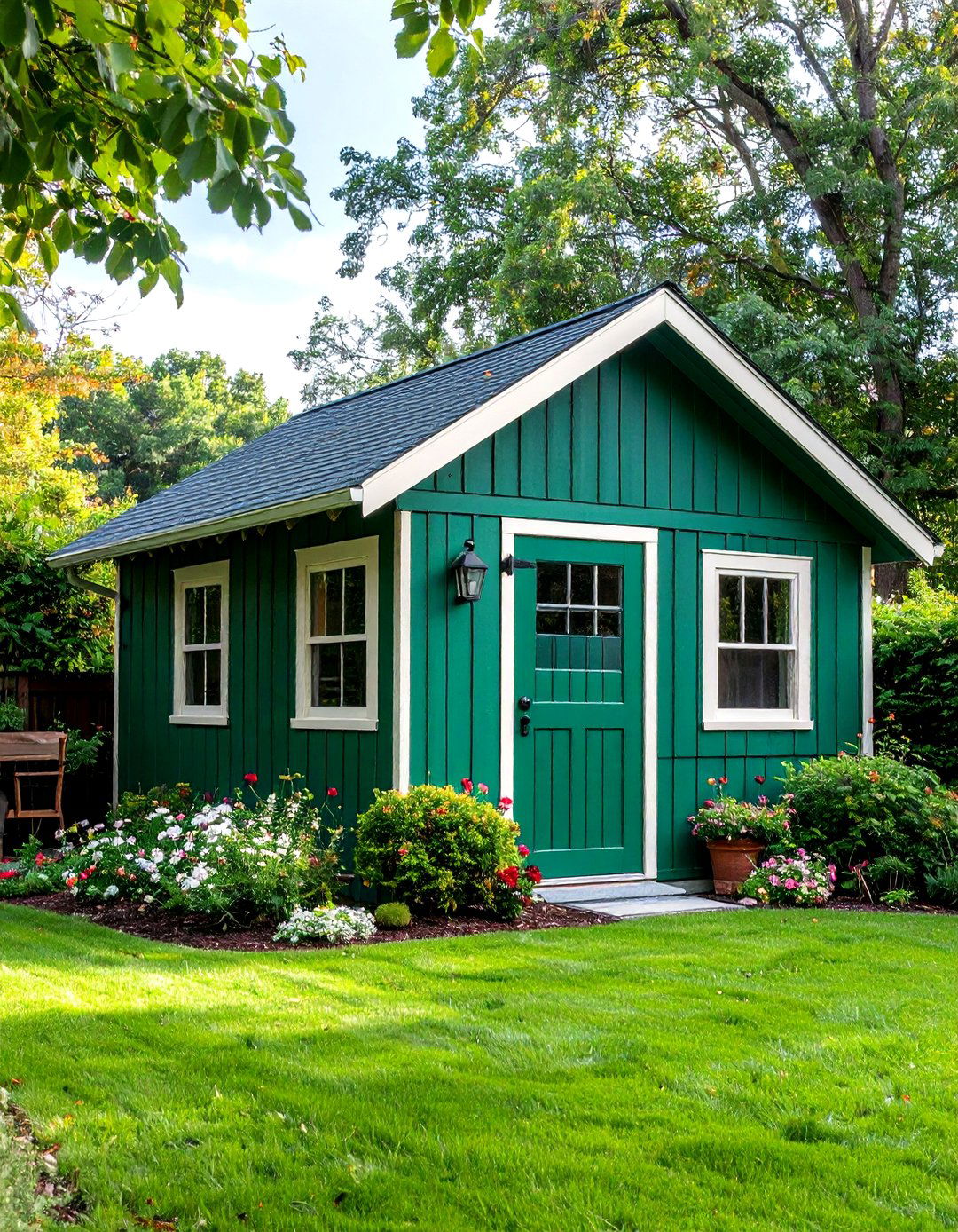 Deep Green Hunter - 24 Shed Color Ideas