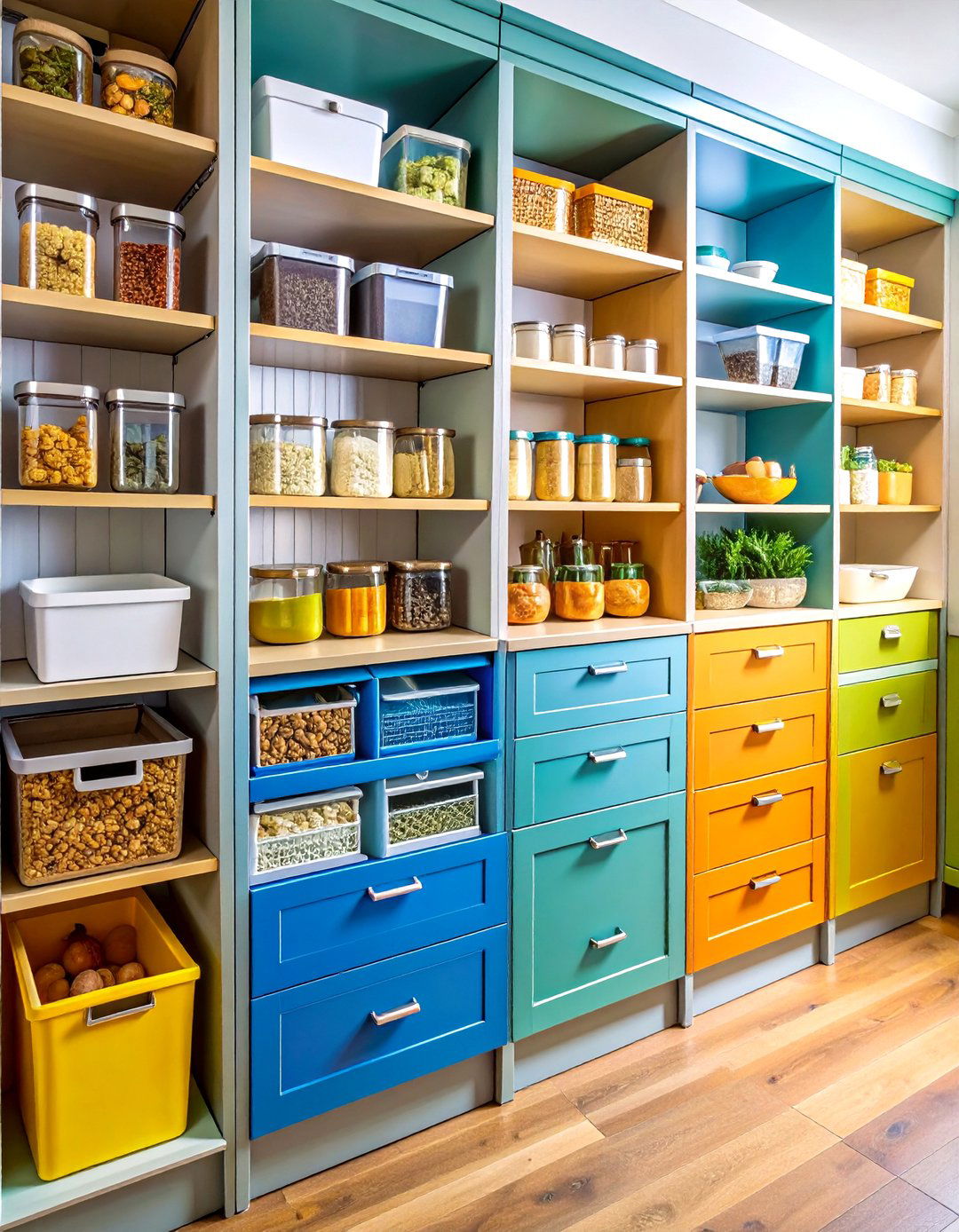 Deep Pantry Kitchen Cabinet Pull Out System - 24 Kitchen Cabinet Organization Ideas