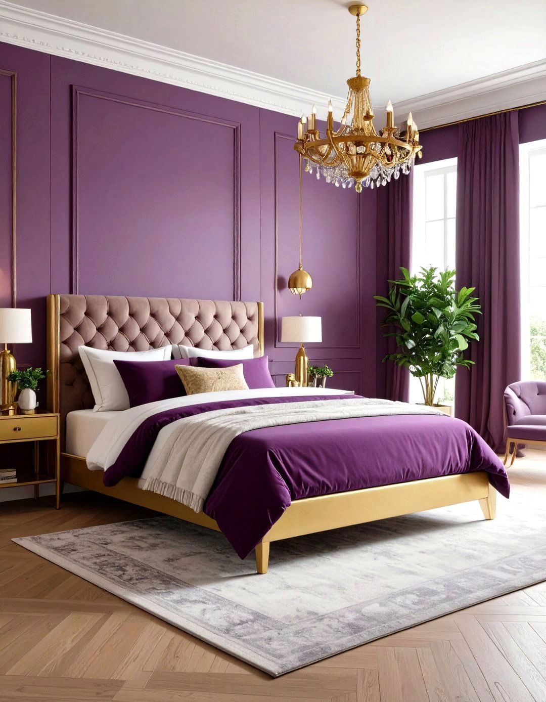 Deep Plum Color Combinations - 24 Dark Boho Bedroom Ideas