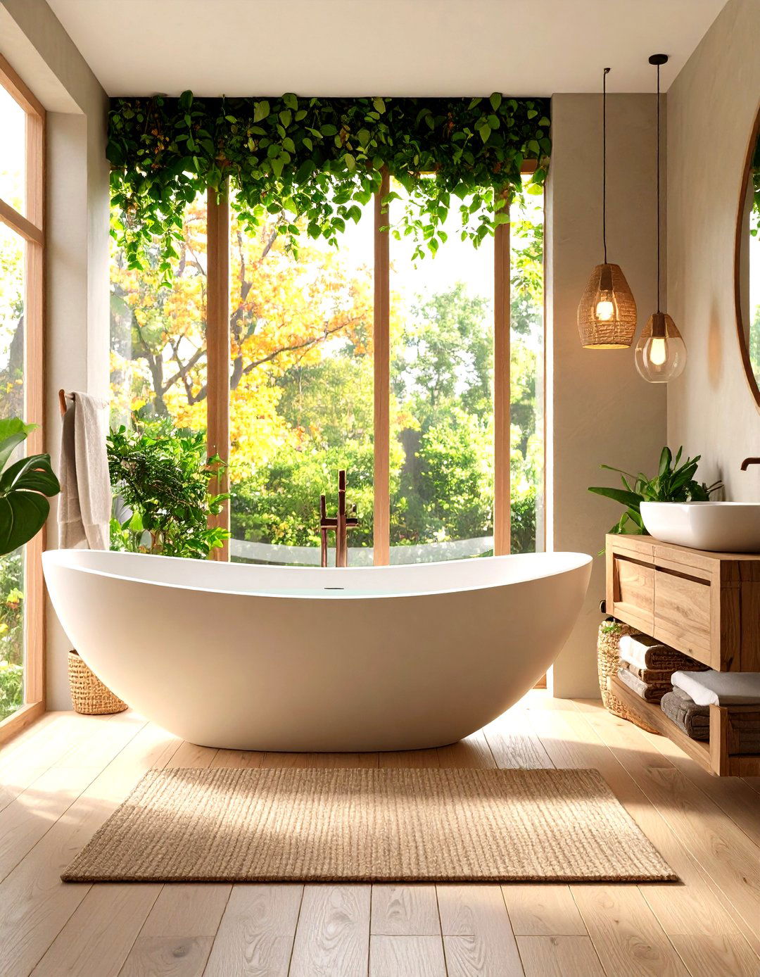 Deep Soaking Oval Bathtub - 24 Bathtub Ideas