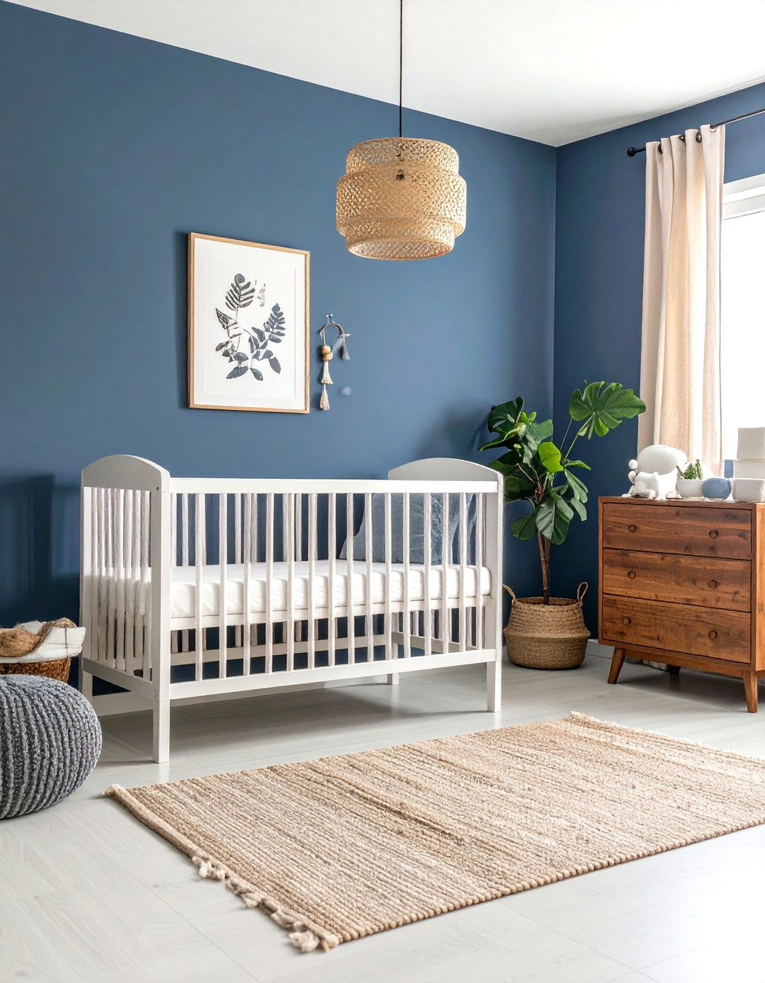 Denim Blue Casual Comfort - 24 Nursery Color Ideas
