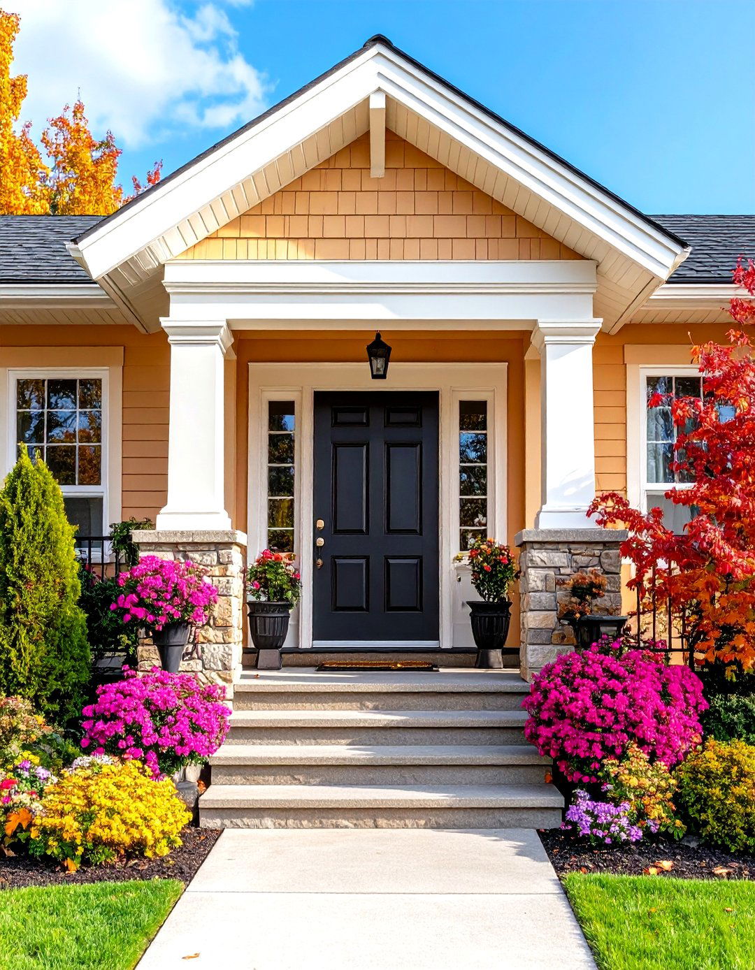 Dentil Molding Door Headers - 24 Exterior Door Trim Ideas