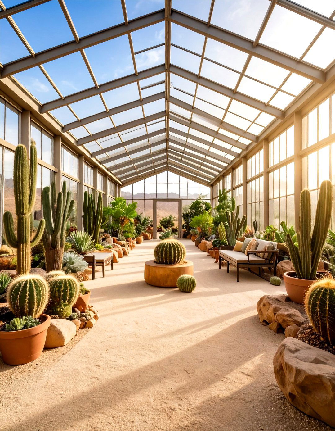 Desert Botanical Greenhouse Conservatory - 24 Greenhouse Room Ideas
