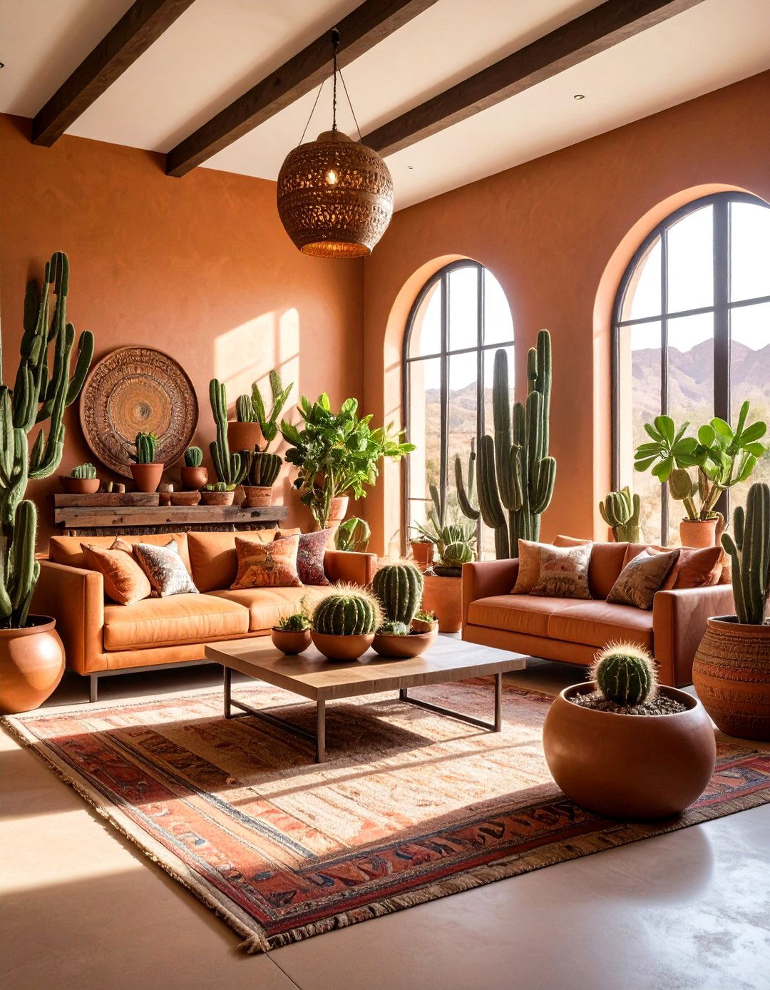 Desert Cactus Succulent Oasis - 24 Baby Shower Centerpiece Ideas