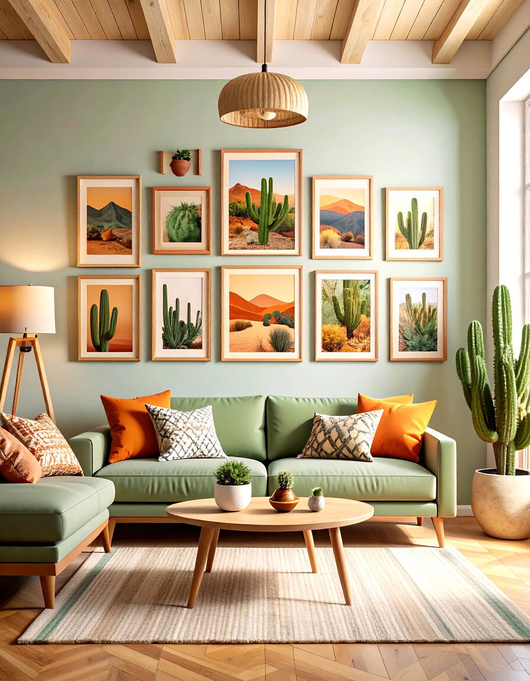 Desert Landscape Art Collection - 24 Boho Wall Decor Ideas