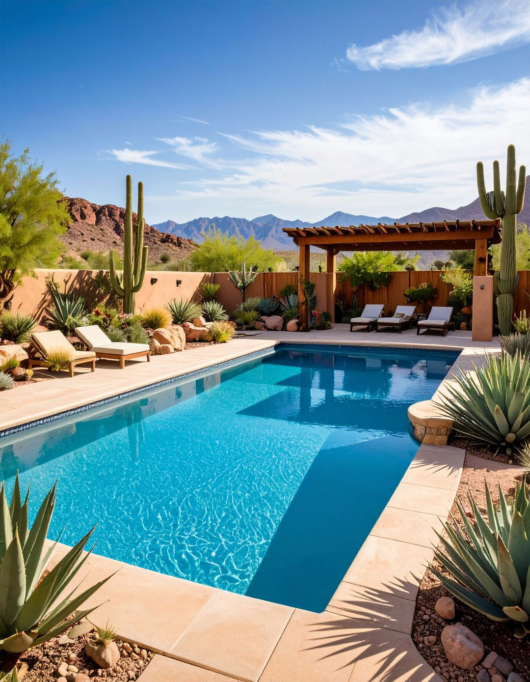 Desert Landscape Plunge Pool Oasis - 24 Plunge Pool Ideas