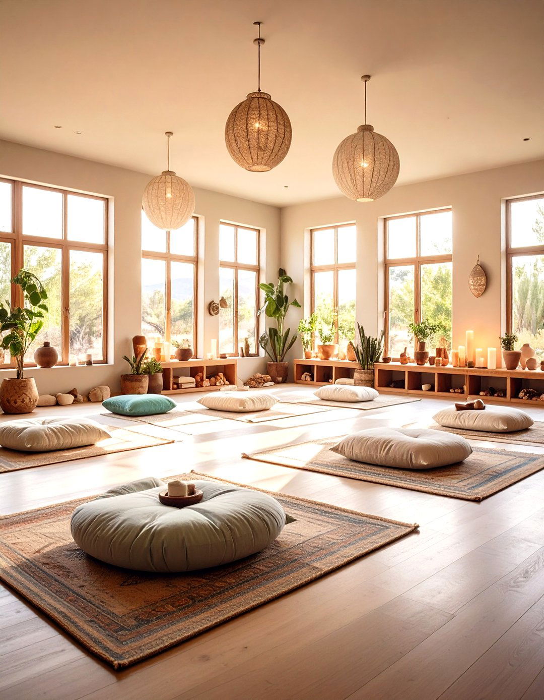 Desert Meditation and Yoga Studio - 24 Desert Themed Room Ideas