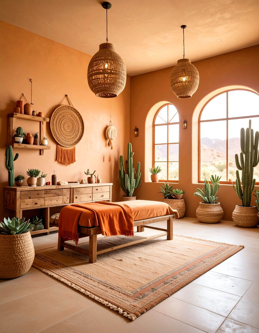 Desert Modern Spa Room - 24 Esthetician Room Ideas