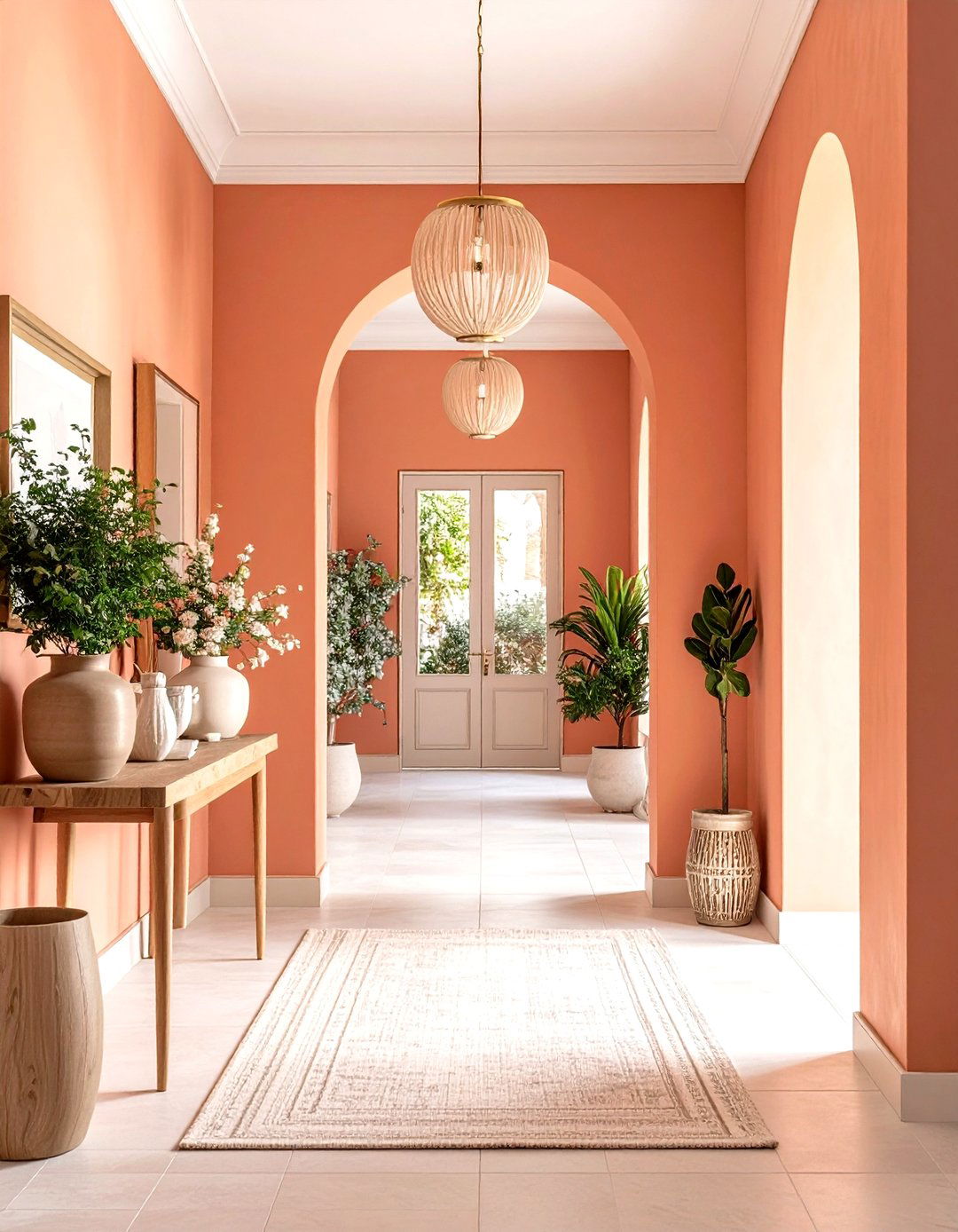 Desert Sunset Color Palette - 24 Boho Hallway Ideas